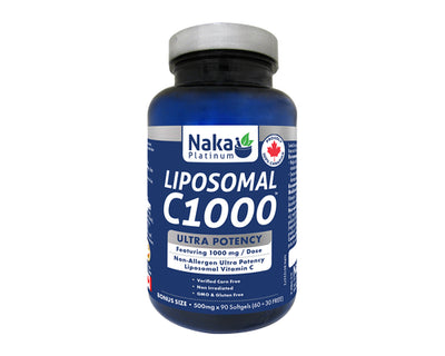 Naka Platinum Liposomal C1000 90 Softgels