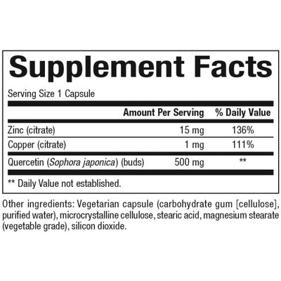 Quercetin with Zinc & Copper
