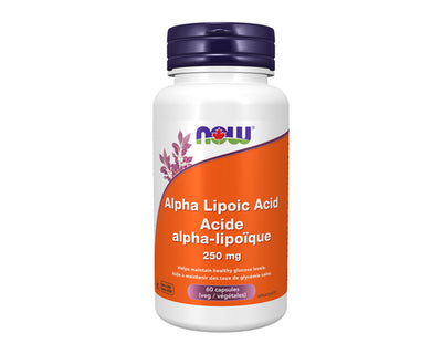 NOW Alpha Lipoic Acid 250mg 60 Veggie Caps